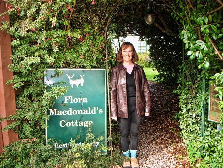 Janet at Flora Macdonalds Cottage 